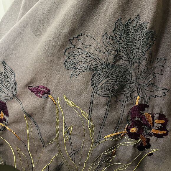 Anthropologie Long Look Coat Dress by Floreat Sz 6 Large Very Rare! As Shown - Picture 13 of 16